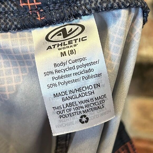 5 for $25🔥Medium (8) Athletic Works Grey & Orange Athletic Shorts - Picture 3 of 4